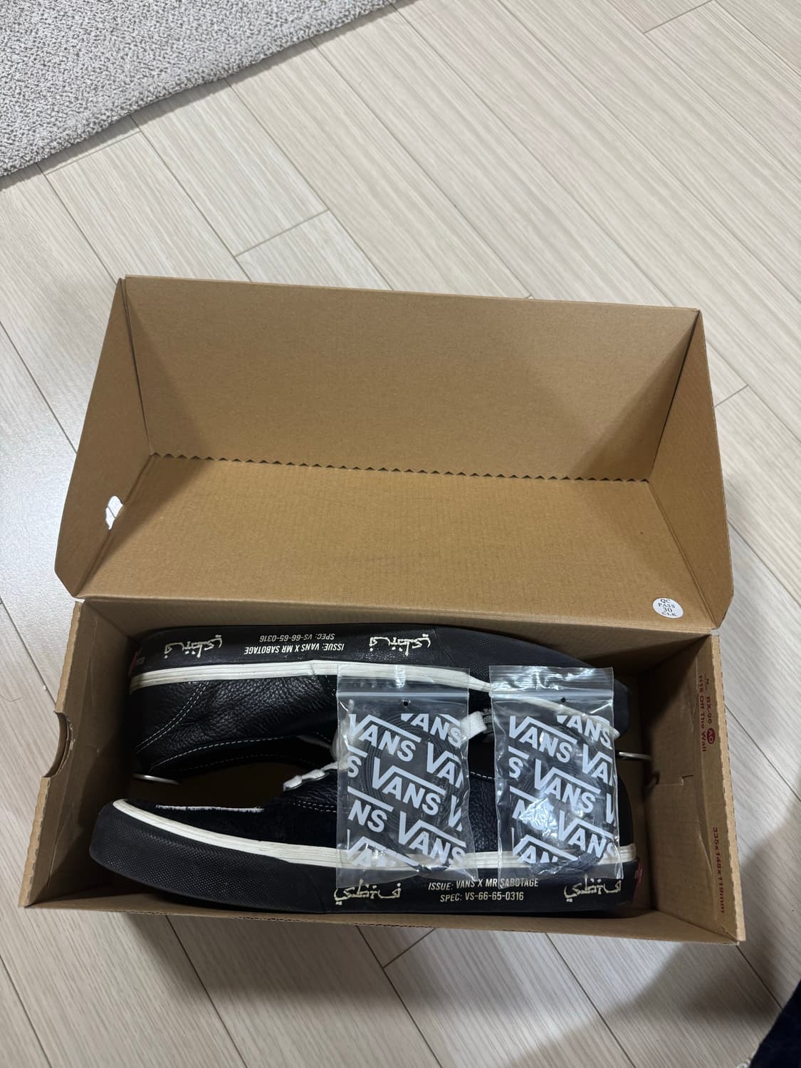 반스 x 마크 사보타지 어센틱 블랙 280 상품이미지3