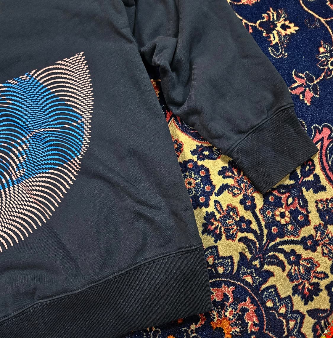 팔라스(PALACE) 믹스업 네이비 후드 티셔츠 L size 상품이미지5