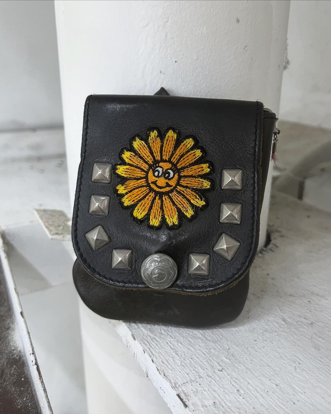 90s Hysteric Glamour Leather stud case 상품이미지1