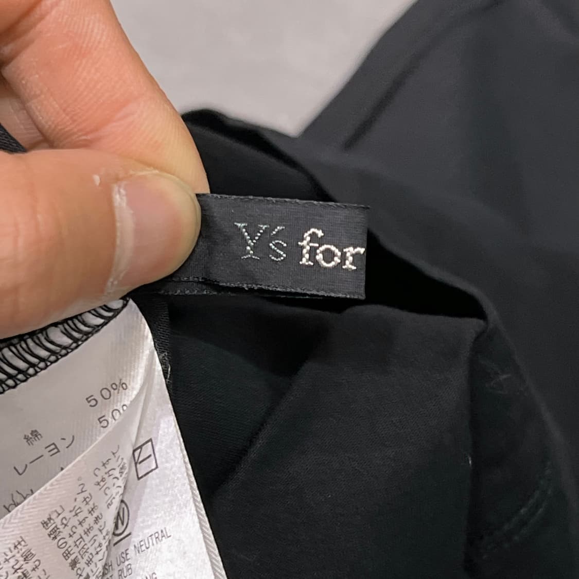  요지야마모토 다크 슬리브리스 y16181 상품이미지6