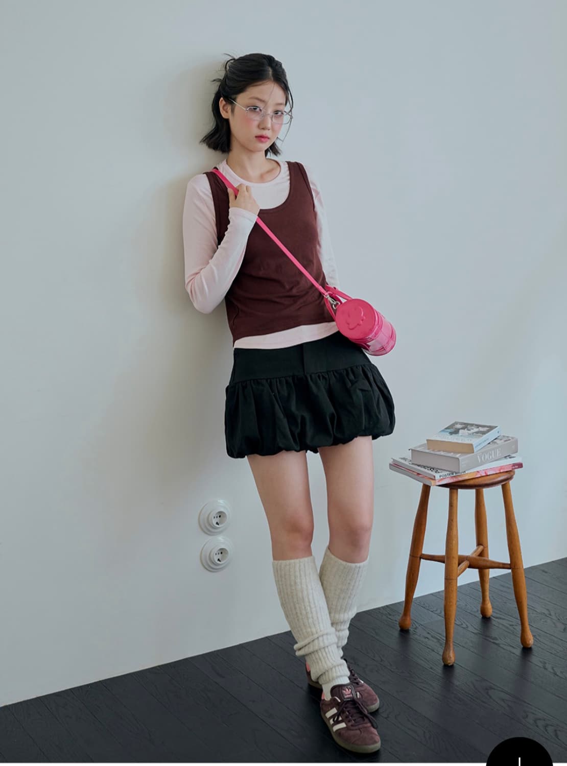 새상품) 마이쉘 MyShell 퍼스트쉘 핑크 미니 토트백 크로스백 상품이미지2