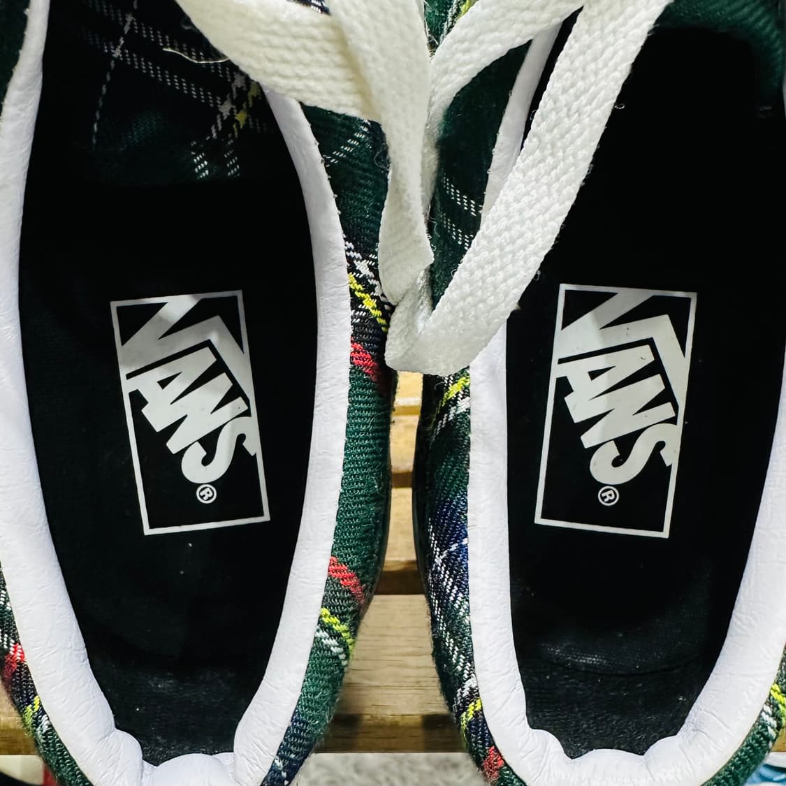 245) 반스 운동화 여성 여자 신발 어센틱 Vans 체크 스니커즈 상품이미지8