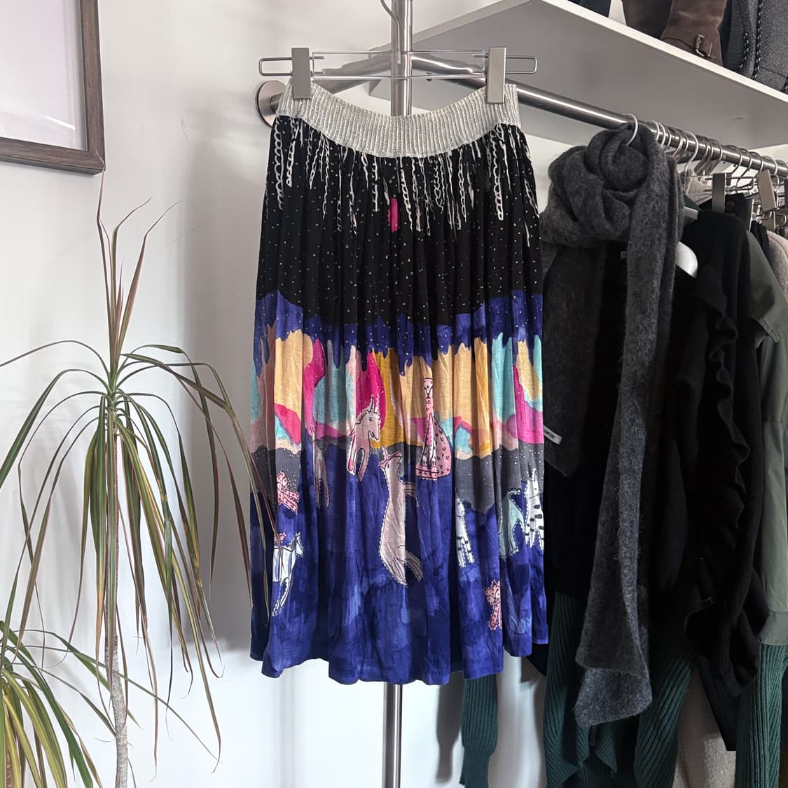 츠모리 치사토 프린트 밴딩 스커트 상품이미지2