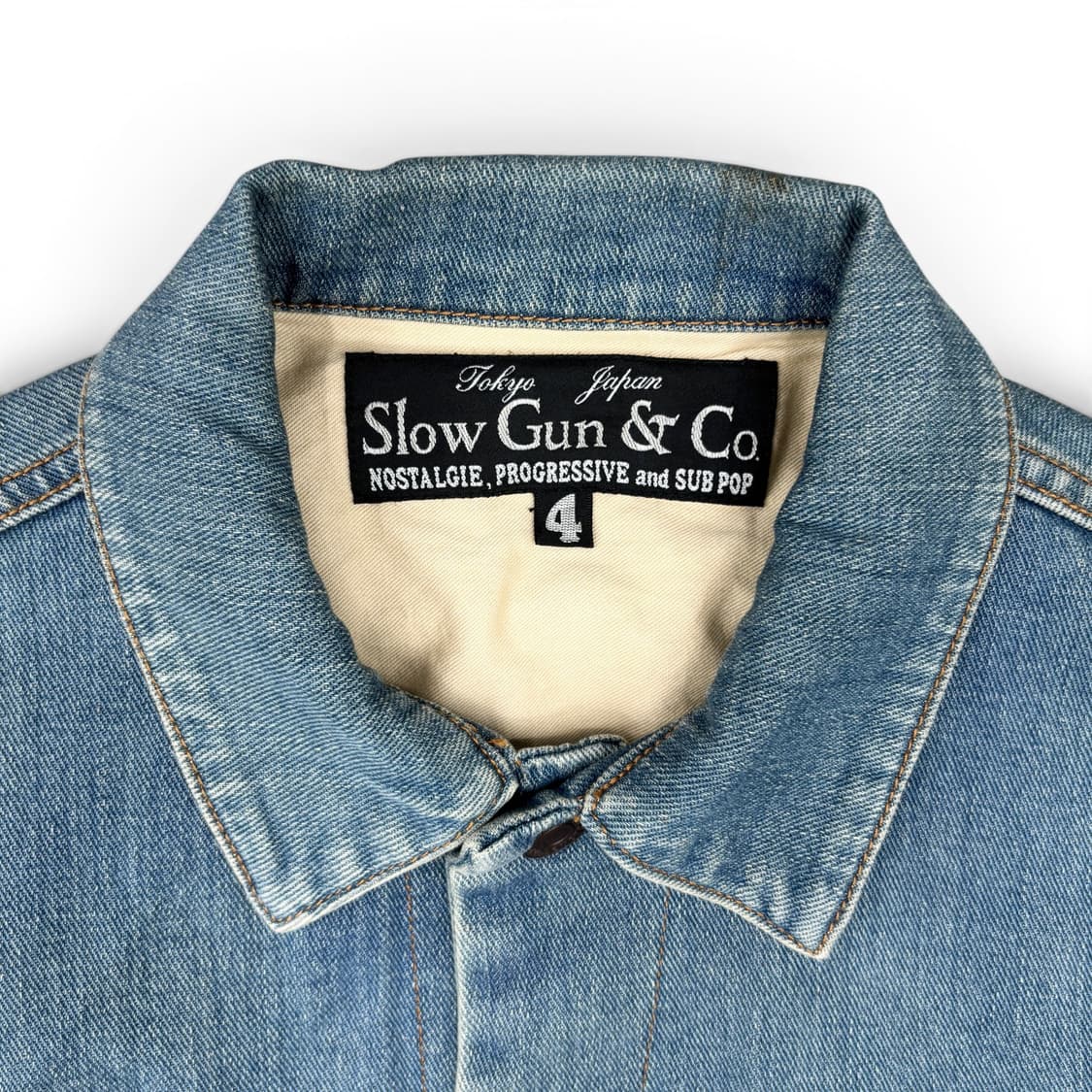Slow Gun & Co 데님 트러커 자켓 상품이미지3