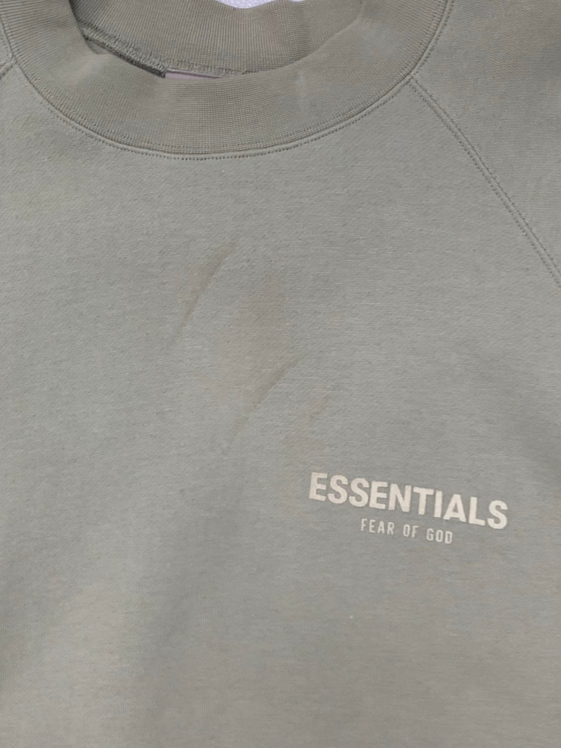 에센셜 연그린 맨투맨#745 상품이미지3