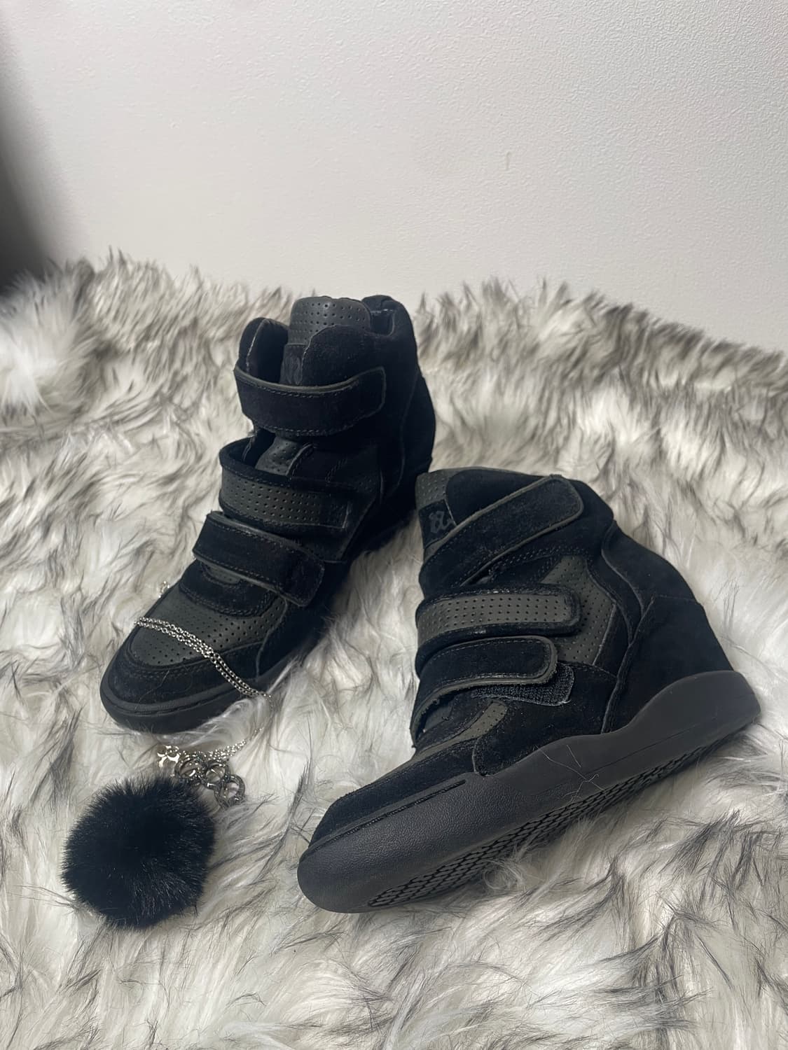 Ash 아쉬 웨지힐 스니커즈 블랙 상품이미지2