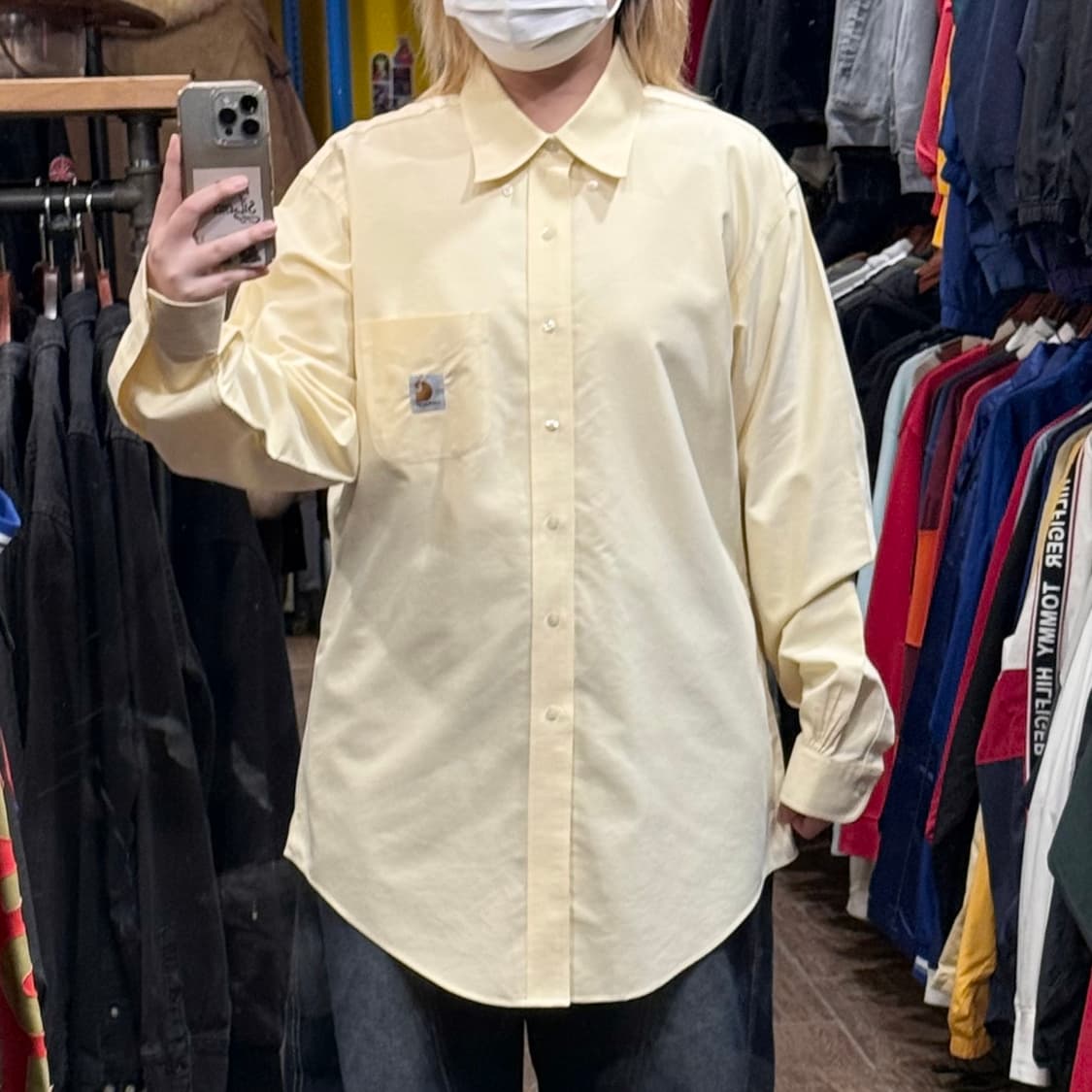 [HI] 칼하트 긴팔 셔츠 옐로우  상품이미지2