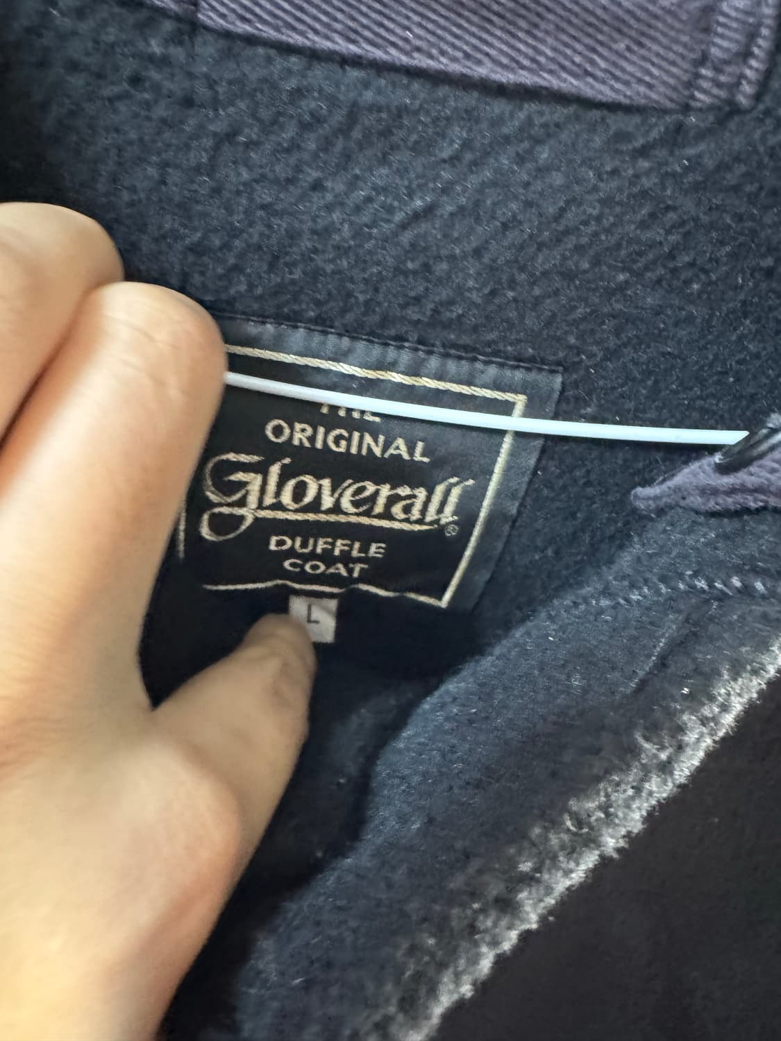 글로버올 더플코트 떡볶이코트 다크네이비L 상품이미지2