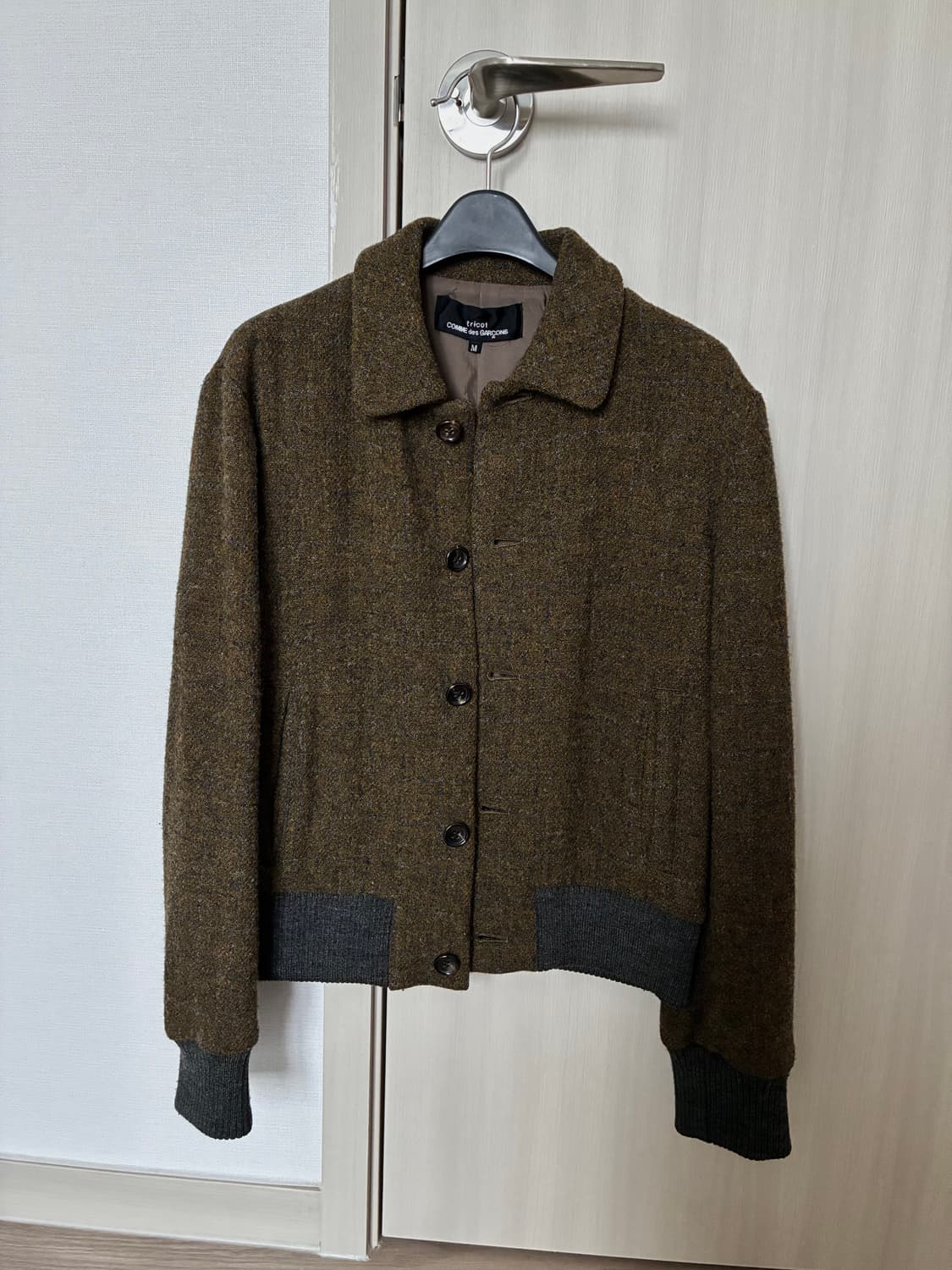 꼼데가르송 트리콧 울 자켓 상품이미지2