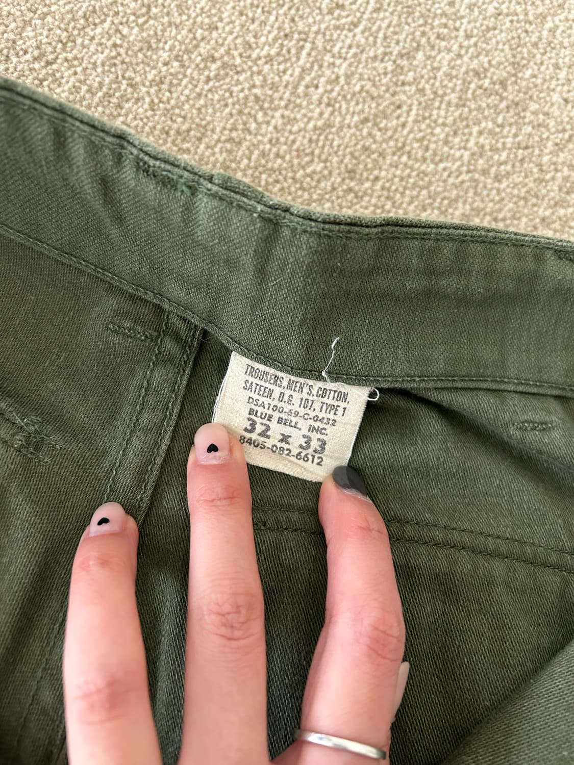 60’s U.S Army  og107 Fatigue 상품이미지4