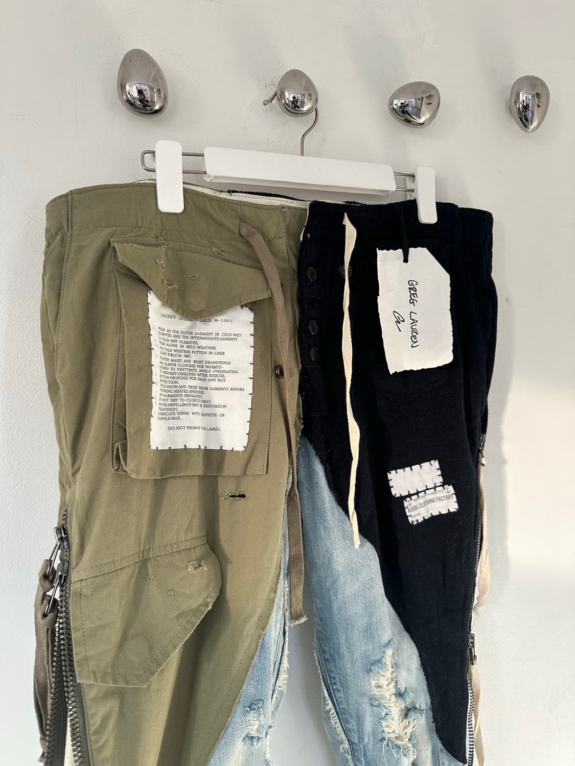 그렉로렌 리빌드 50/50 아카이브 레이어드 팬츠 상품이미지3