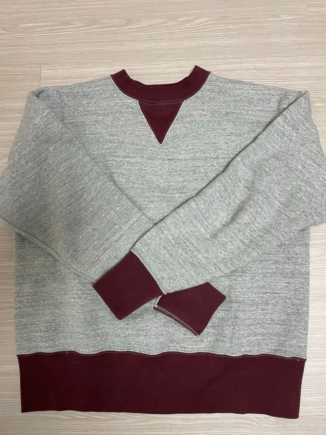 엣라코 투톤맨투맨 L 상품이미지1