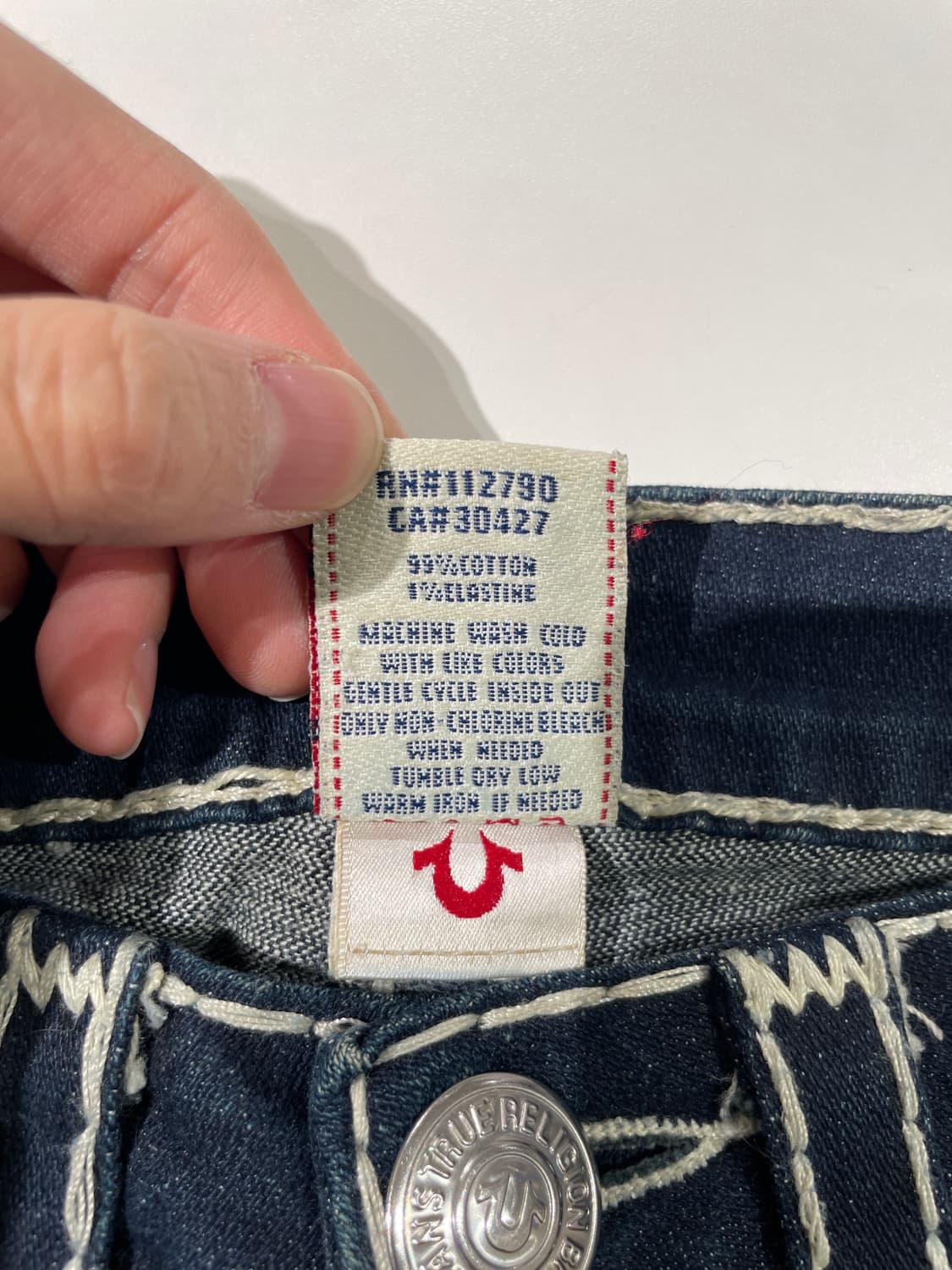 트루 릴리전 조이 슈퍼T 진청 부츠컷 데님 팬츠 상품이미지8