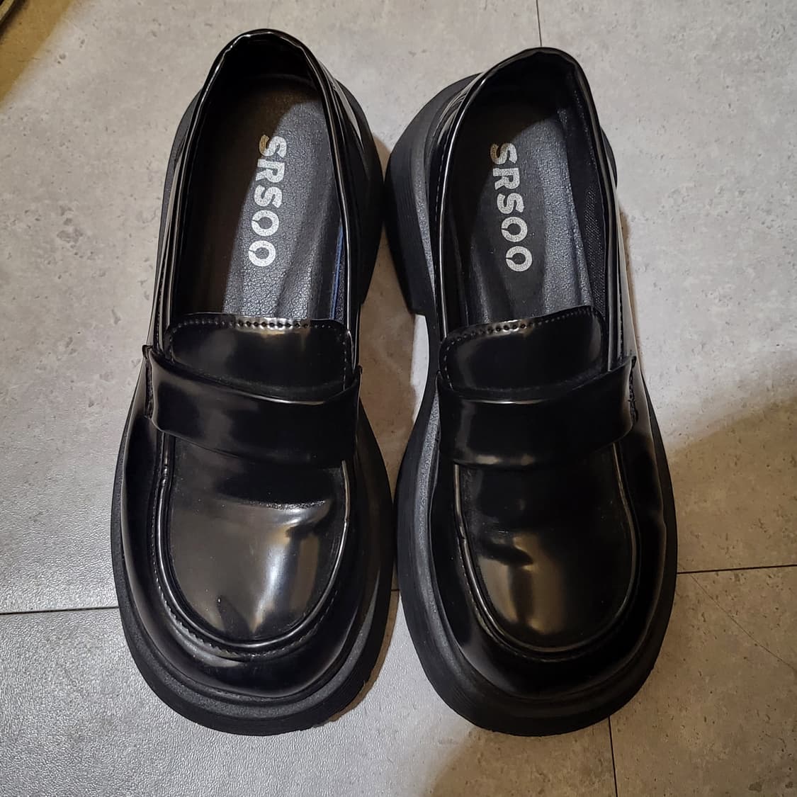 SRSOO 블랙 통굽 페니 로퍼 230 상품이미지2