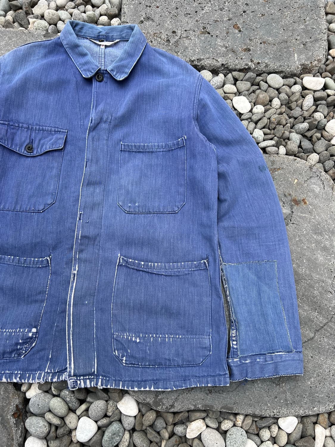 FADED VINTAGE WASHING FRENCH 프렌치데님워크자켓 상품이미지5
