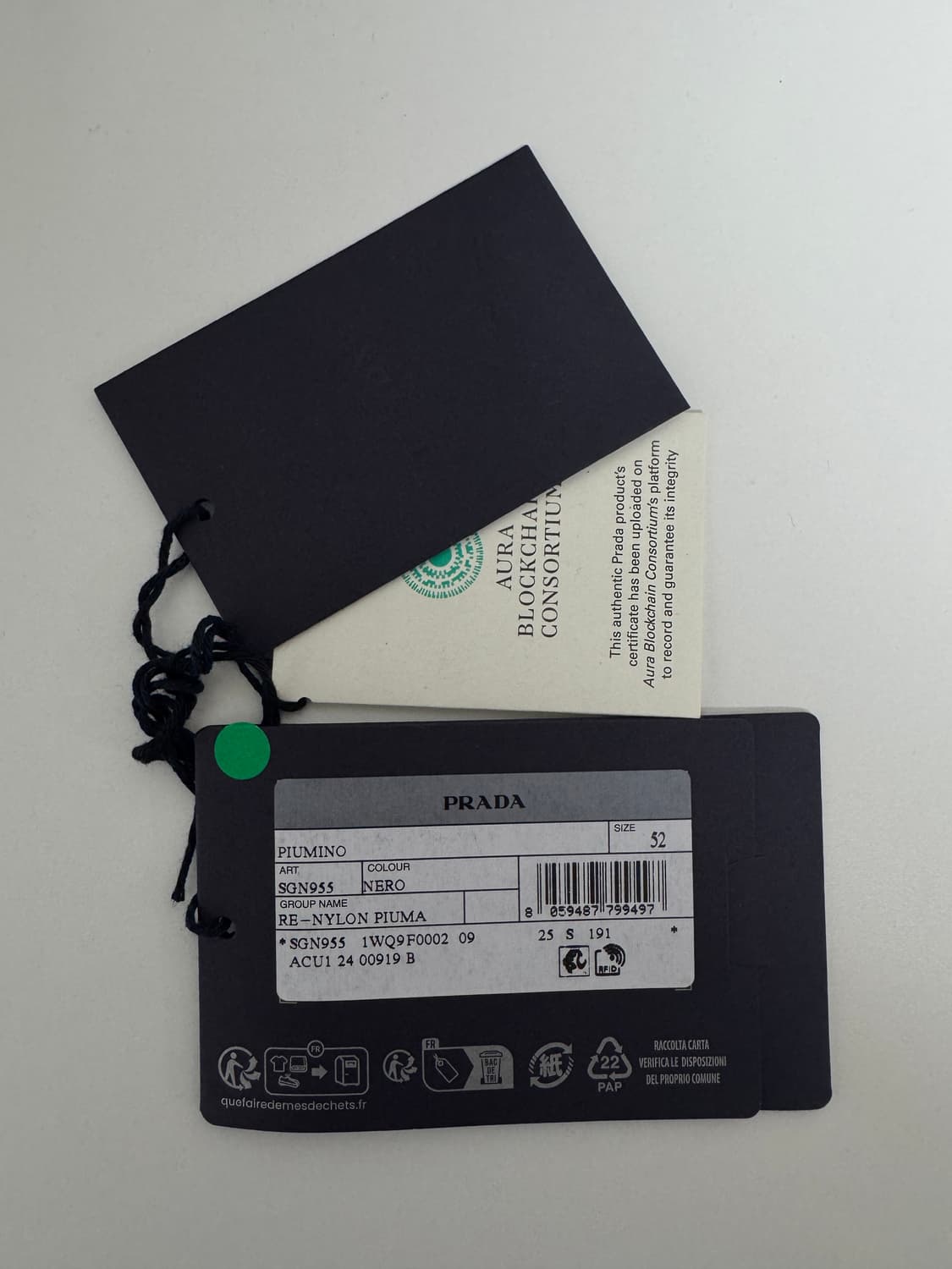 프라다 리나일론 패딩 52 상품이미지4