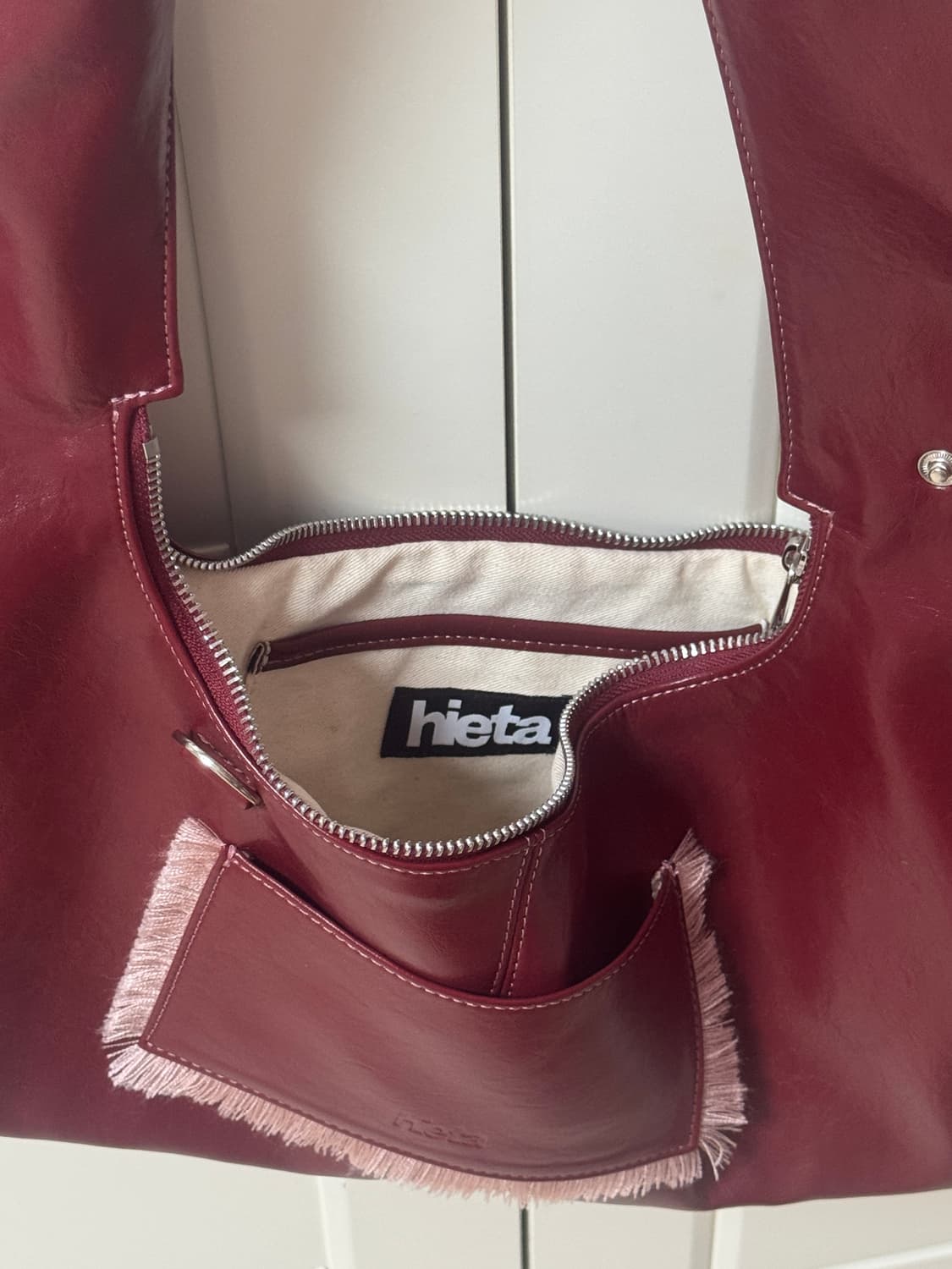 히에타 티나백 체리레드 상품이미지2