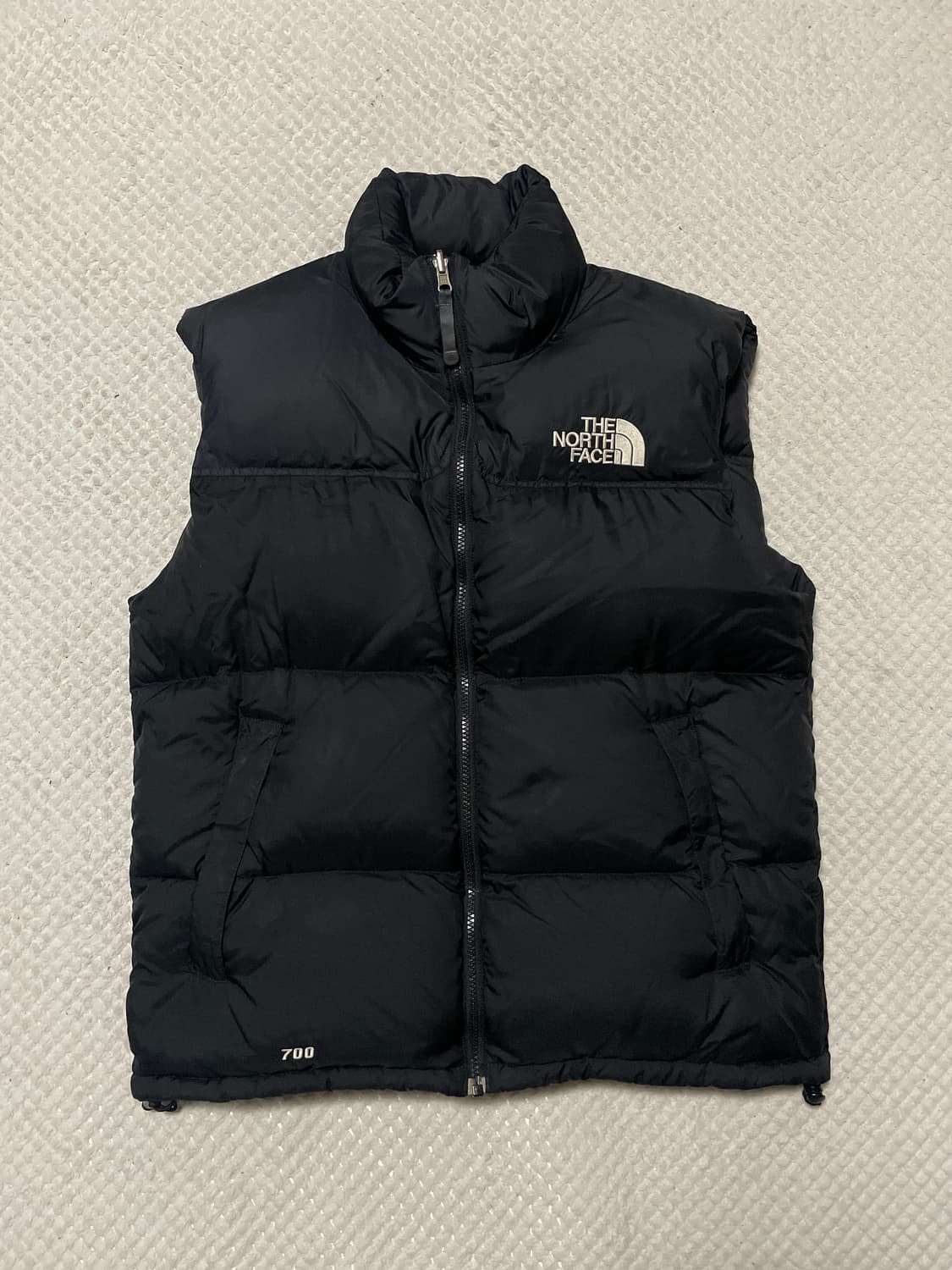 NORTH FACE 노스페이스 눕시700 조끼 패딩 베스트 무광 블랙 상품이미지1