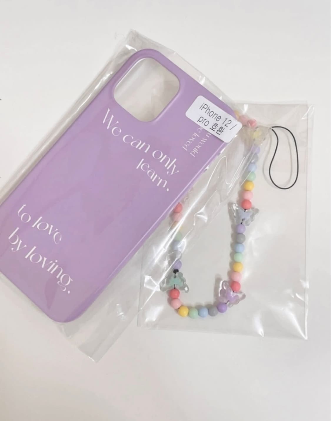 아이폰12 하드케이스 스트랩세트 새상품 상품이미지2