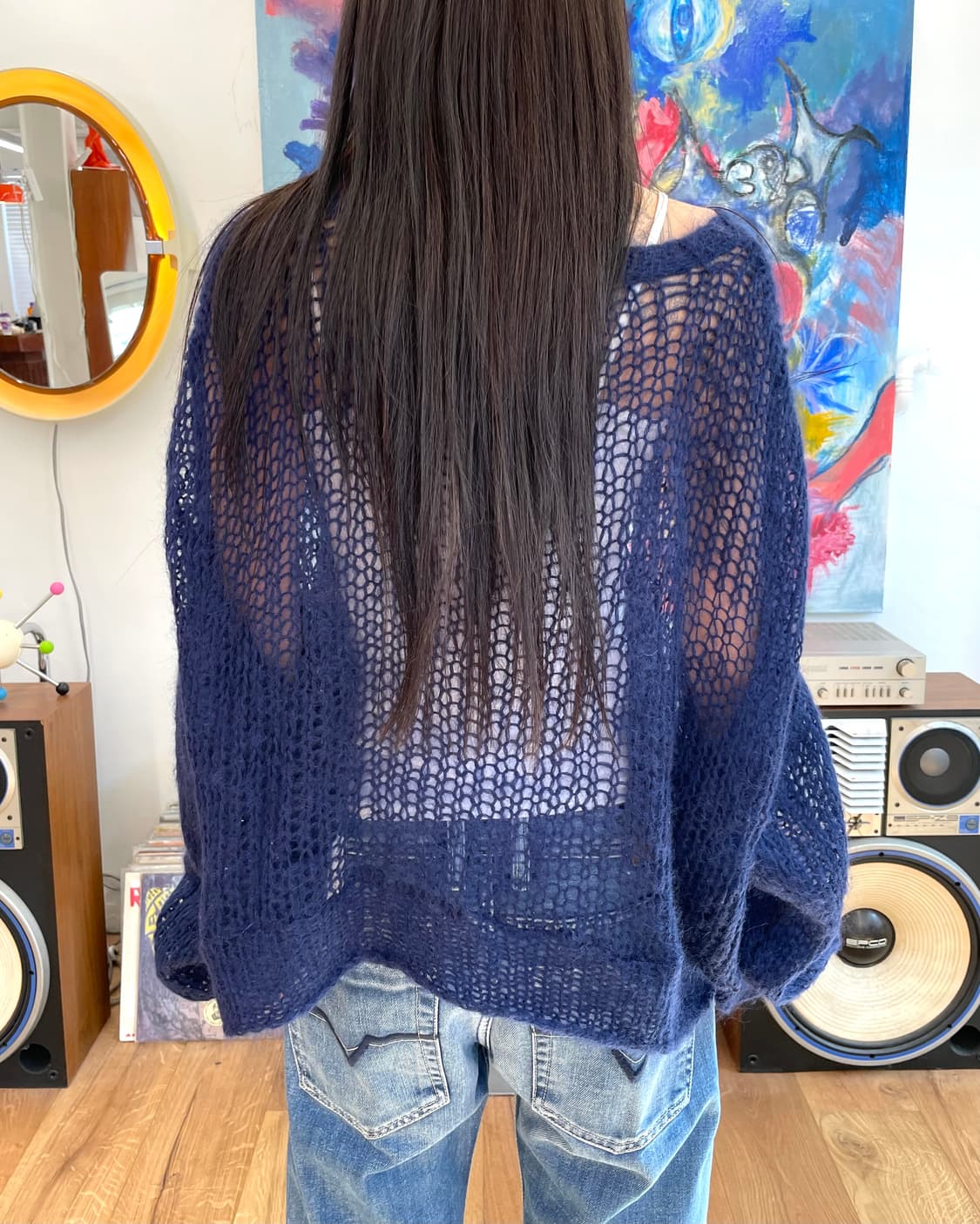 [M] 다이리쿠 DAIRIKU 피쉬넷 니트 상품이미지3