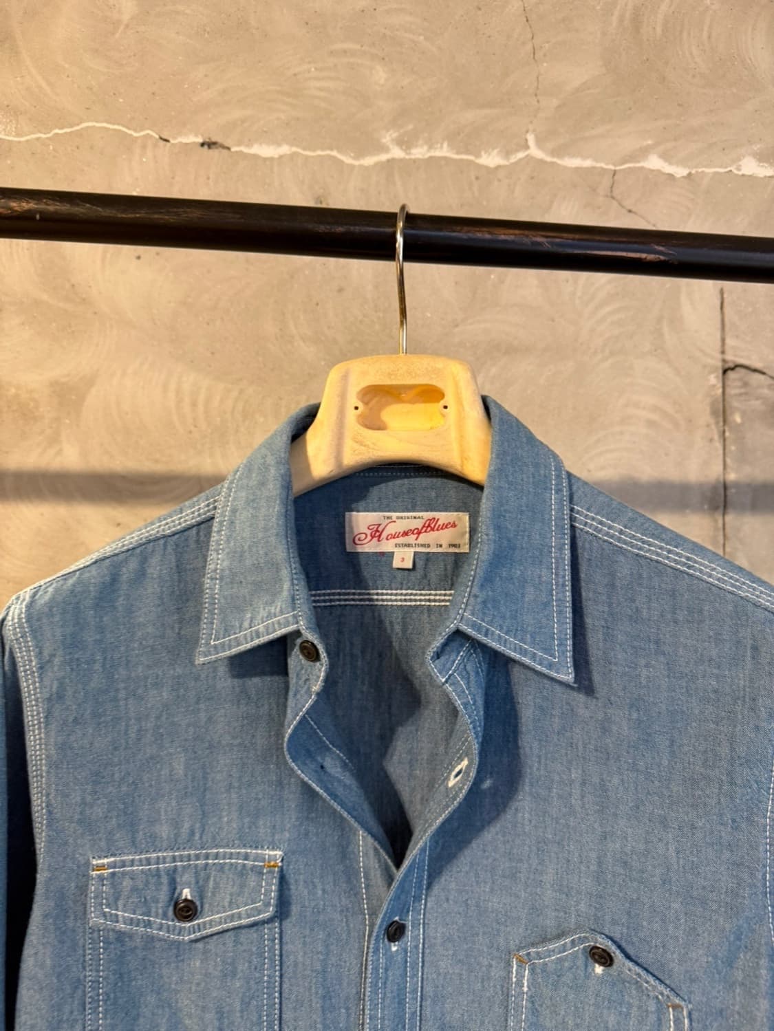 하우스 오브 블루스 워크셔츠 슬림100 상품이미지3