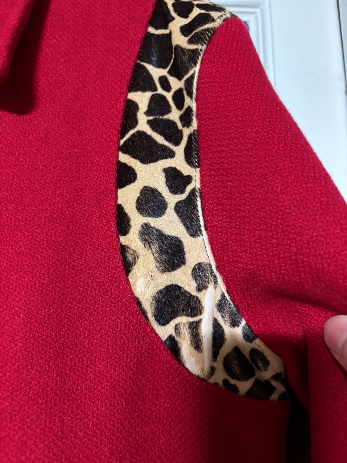 생로랑 레오파드 테디자켓 44 상품이미지2