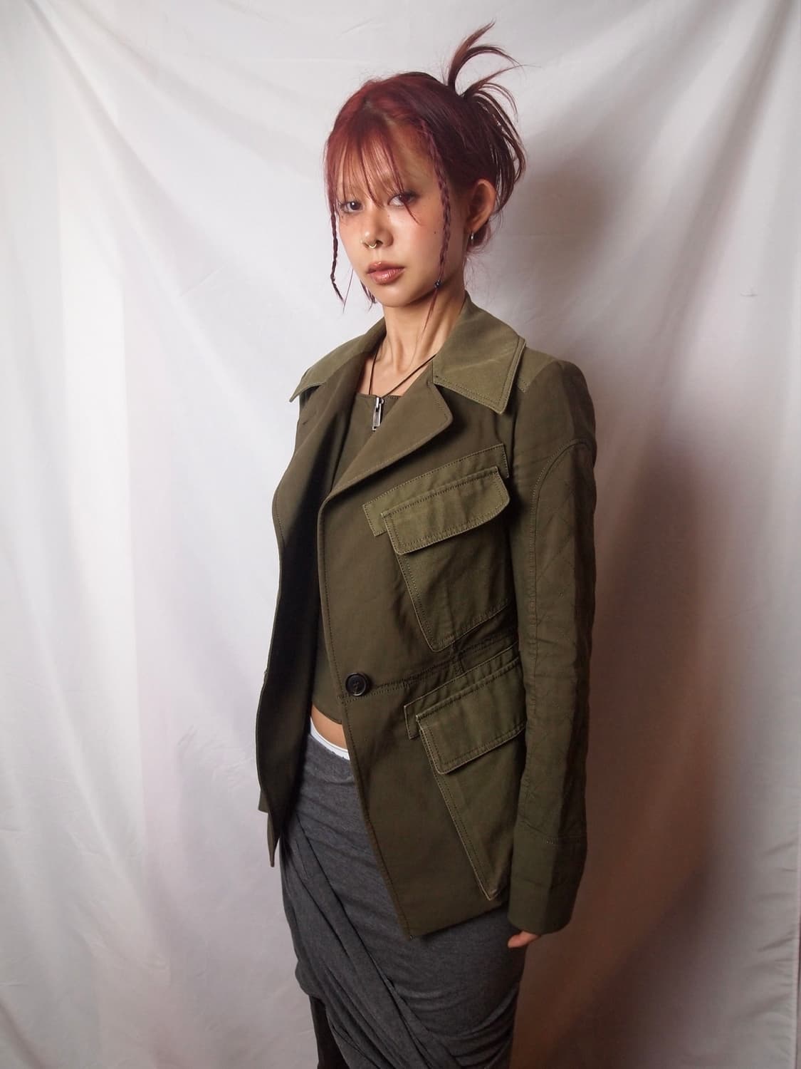 질스튜어트 밀리터리 코튼 자켓 상품이미지2