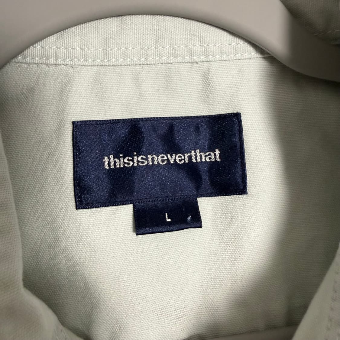 디스이즈네버댓 긴팔 셔츠 레터링 남방 L 오버핏 상품이미지3