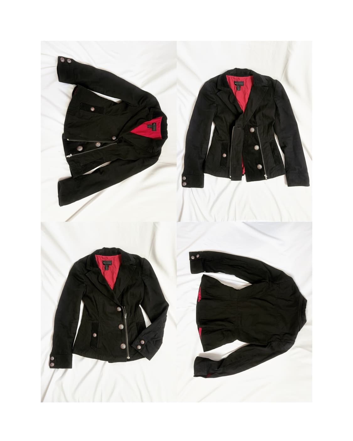 Corduray mix 3 spray button zipperjacket 상품이미지8