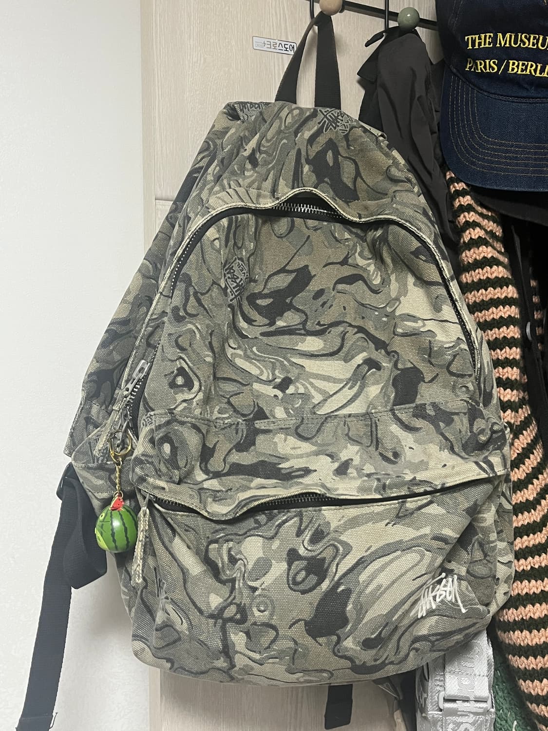 스투시 캔버스 백팩 베일 카모 상품이미지1