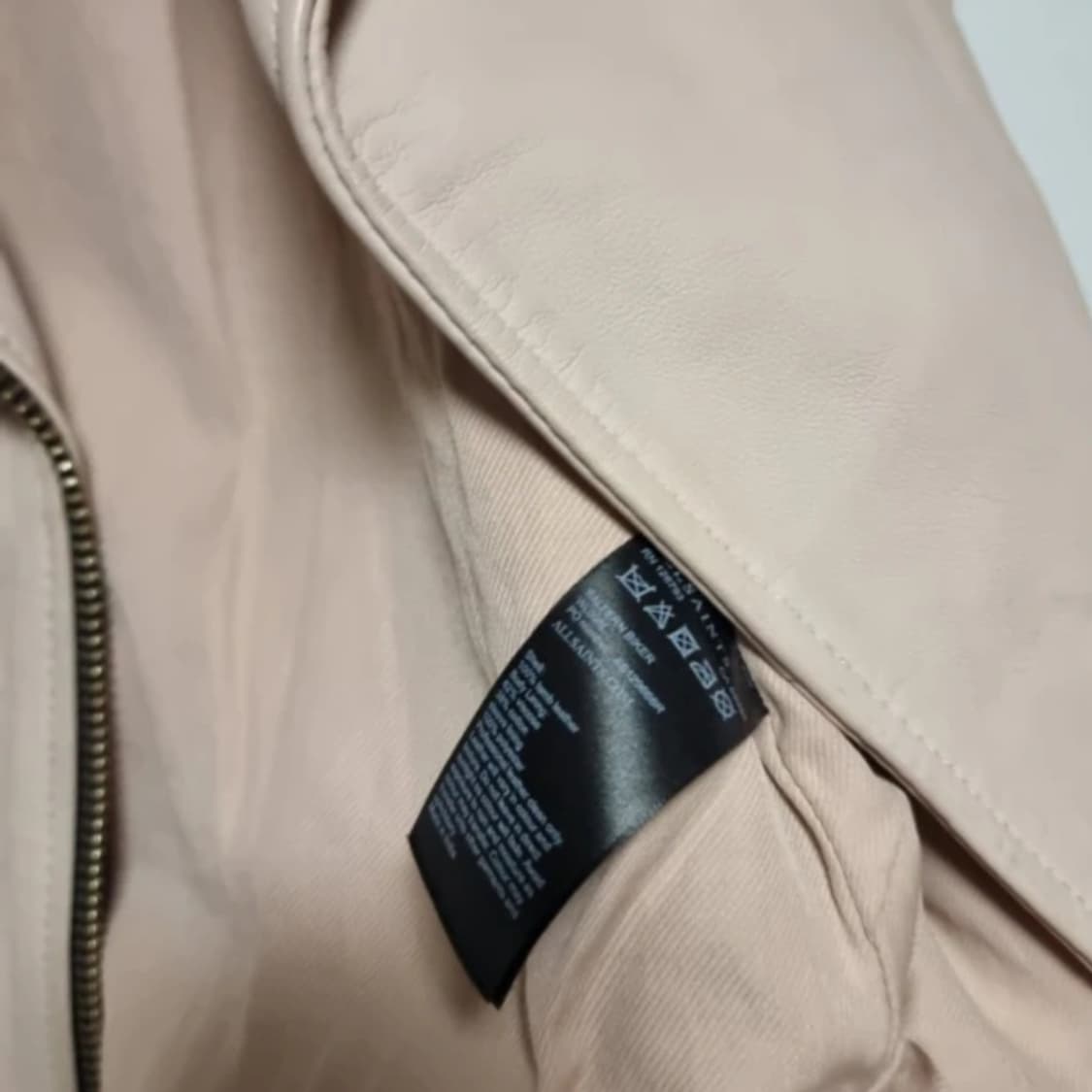 올세인츠 발펀 양가죽100% 자켓 (44추천-날씬55/UK10) 상태최상 상품이미지2