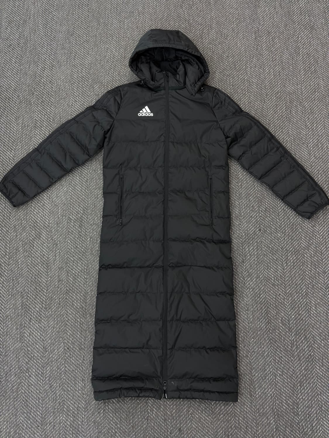 아디다스 경량 롱패딩 블랙  상품이미지2