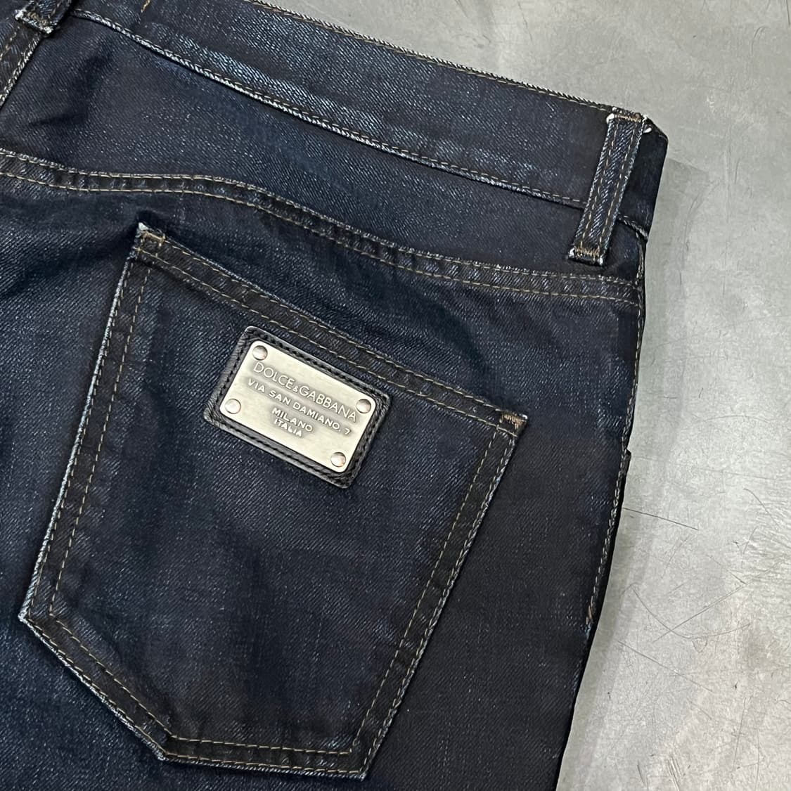  돌체앤가바나 은장 데님 팬츠 +명품감정서 y16273 상품이미지5