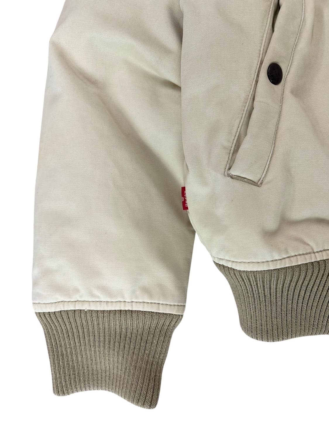 00년대 리바이스 캔버스 패딩 아이보리 (L) 상품이미지6