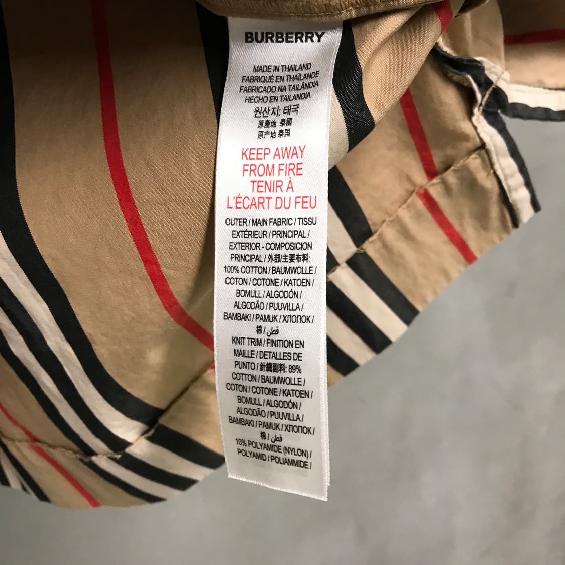 버버리 슬리브리스 탑 4Y(W) 상품이미지7