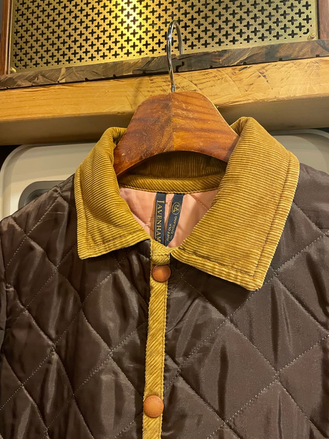 라벤햄 퀼팅자켓 상품이미지2