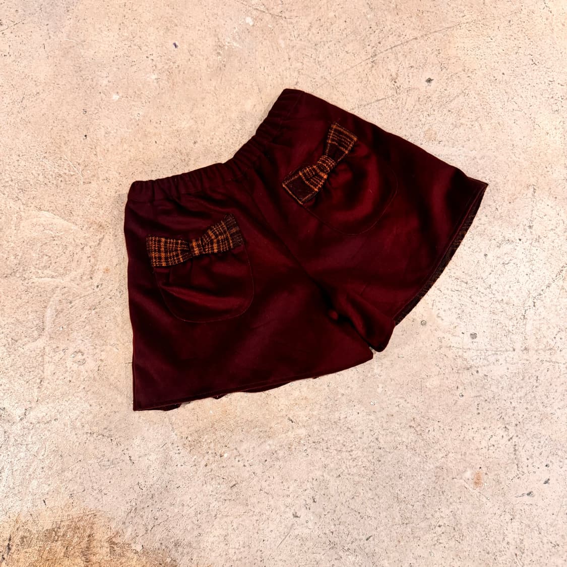 리본 포인트 랩 스커트 팬츠 상품이미지5