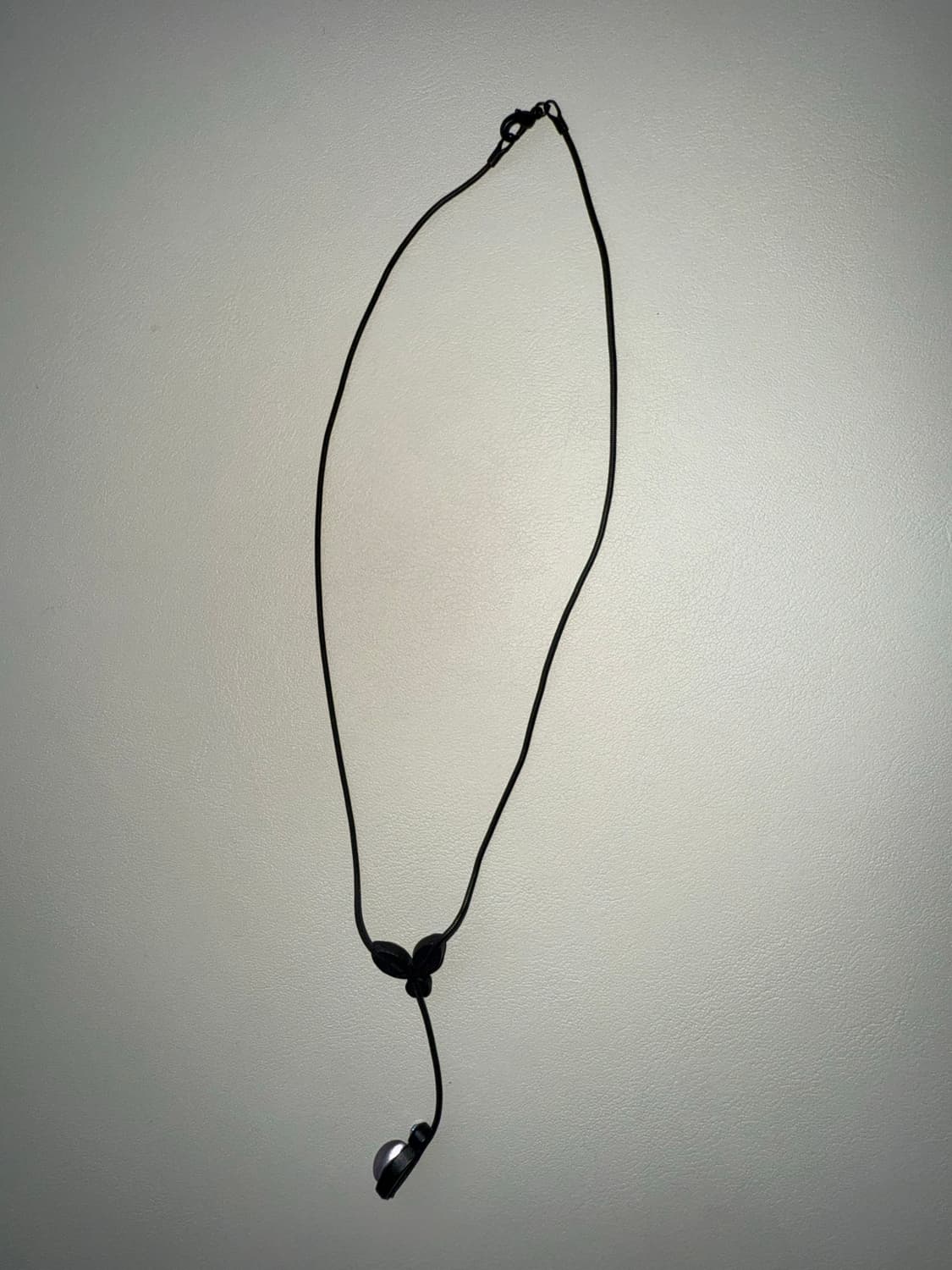 미착용) 블랙 퍼플 펜던트 목걸이 스와로브스키 디디에두보 제이에스티나 상품이미지2