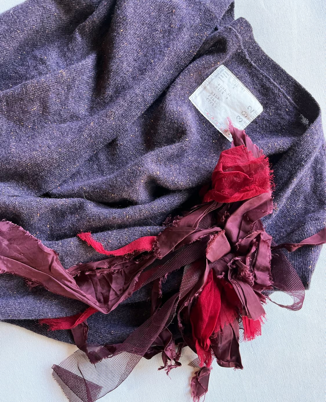 SACAI layered draped fabric detail cardi 상품이미지7