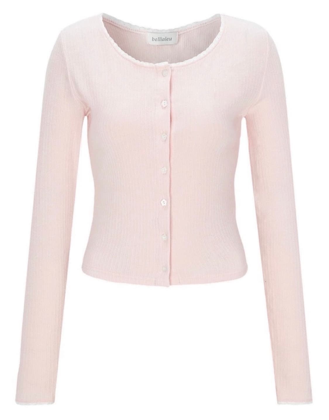 벨리아르 블룸 가디건 핑크 워니하우스 상품이미지1