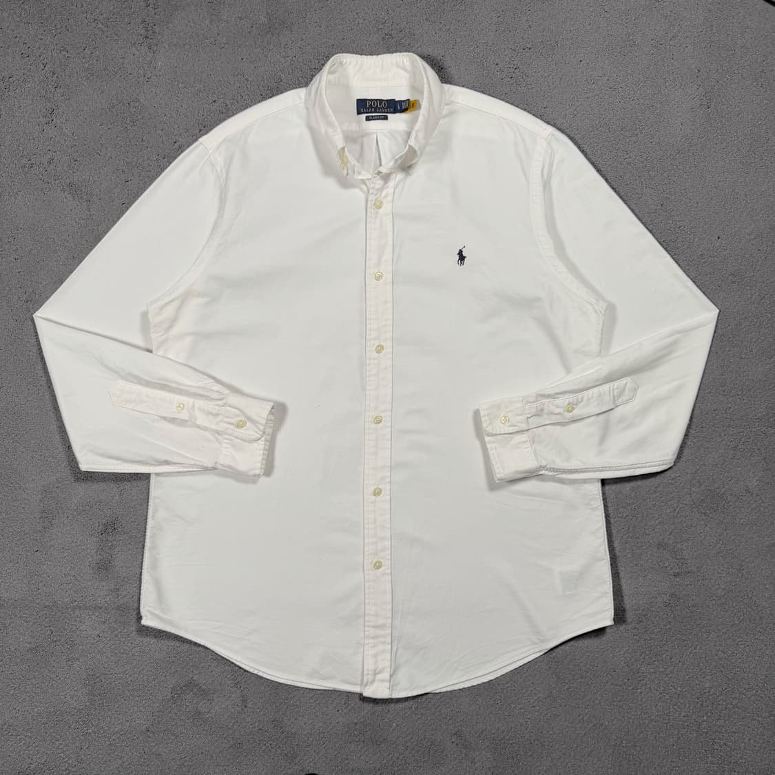폴로 QR 화이트 옥스포드 셔츠 상품이미지2