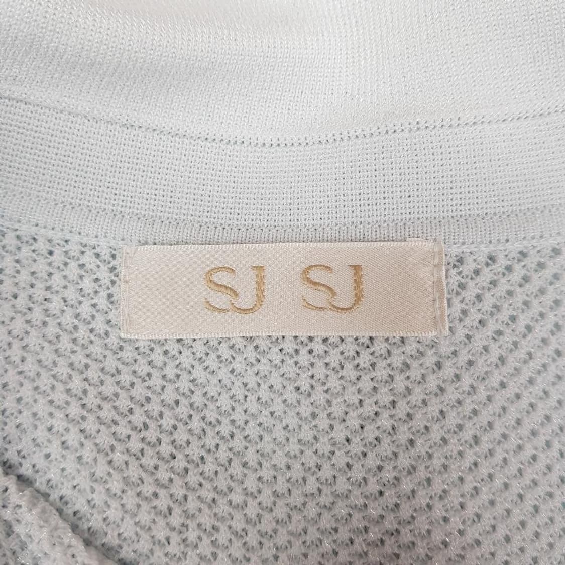 한섬 SJSJ 2024 텍스처 블록 조니 칼라 니트 F사이즈 상품이미지6