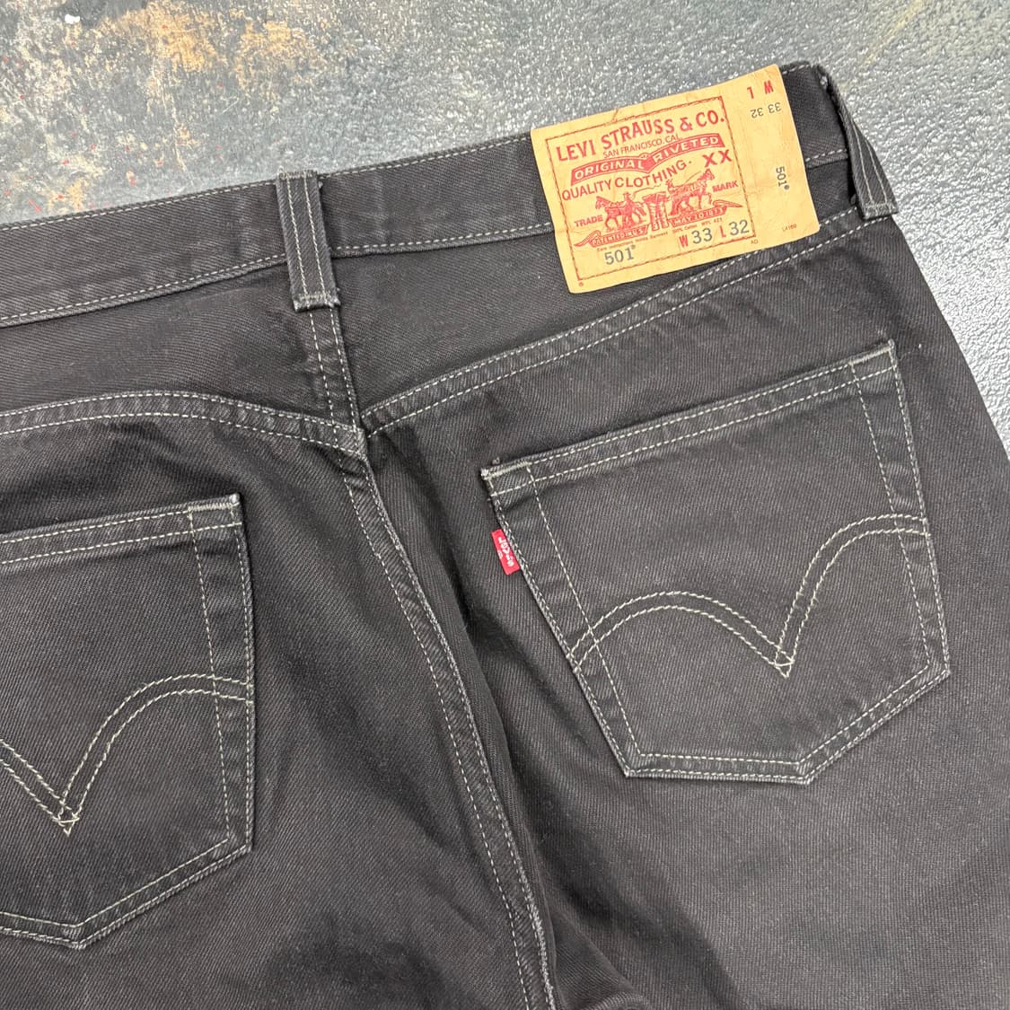 (32)리바이스 501 블랙 상품이미지4
