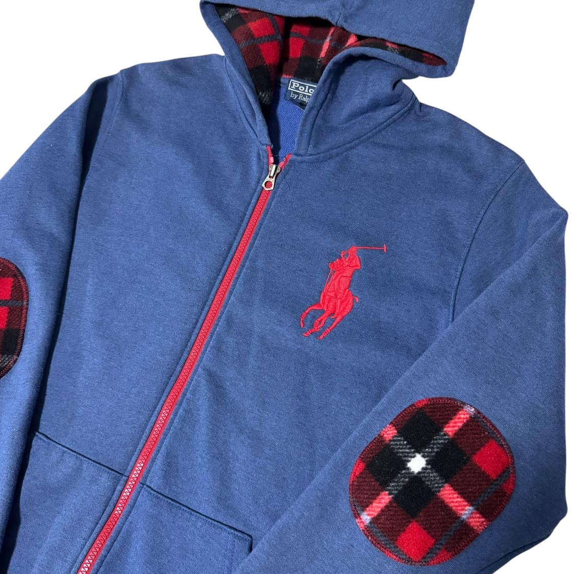 폴로 랄프로렌 패치워크 빅포로니 후드집업 상품이미지2