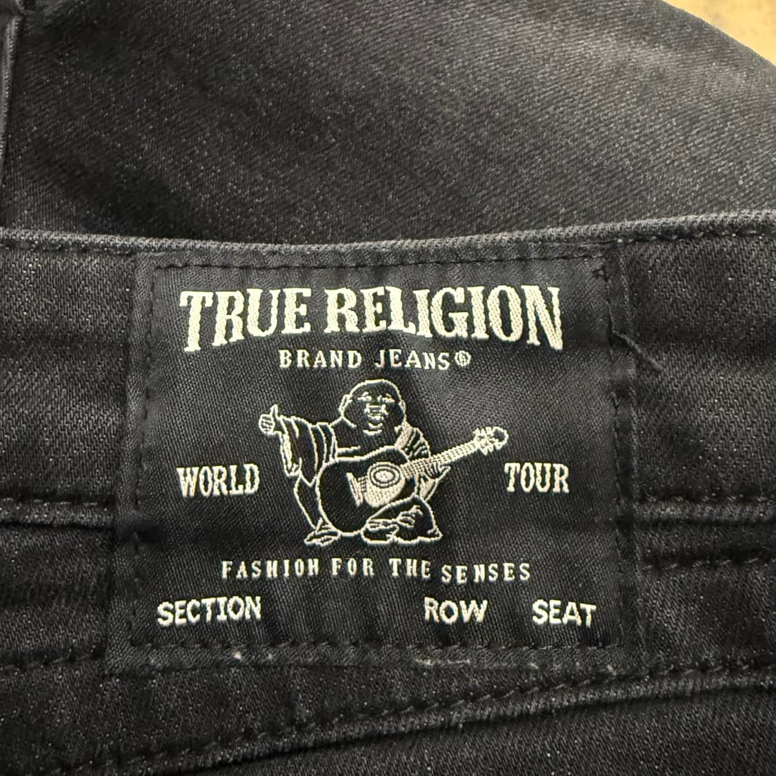 [정품/29] 트루릴리젼 블랙 데님 청바지 b17 상품이미지5