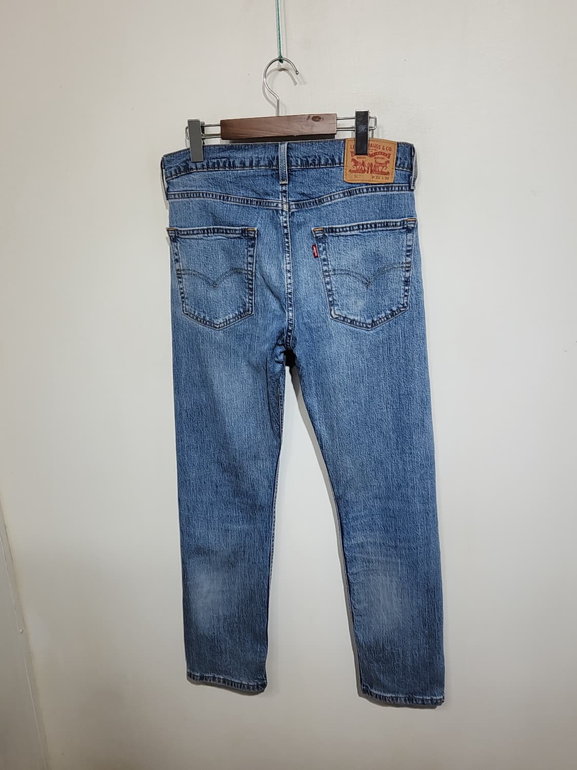 (31) 리바이스 502 청바지 연청 데님팬츠 스판 145주년판  상품이미지7