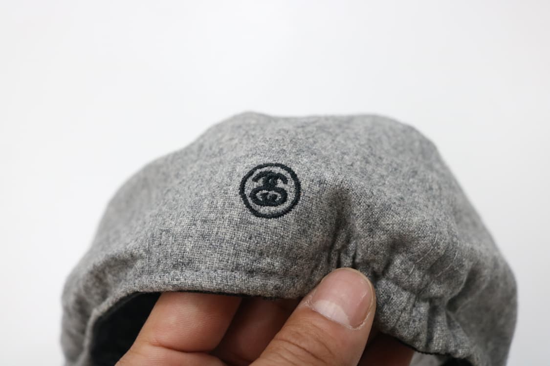 Stussy 스투시 빈티지 울 블렌드 뉴스보이캡 헌팅캡 그레이 상품이미지5