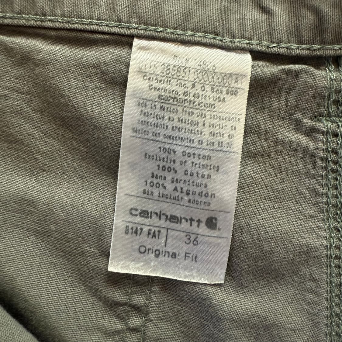 [Carhartt] 칼하트 카펜터 워크팬츠 반바지 c-13 상품이미지3