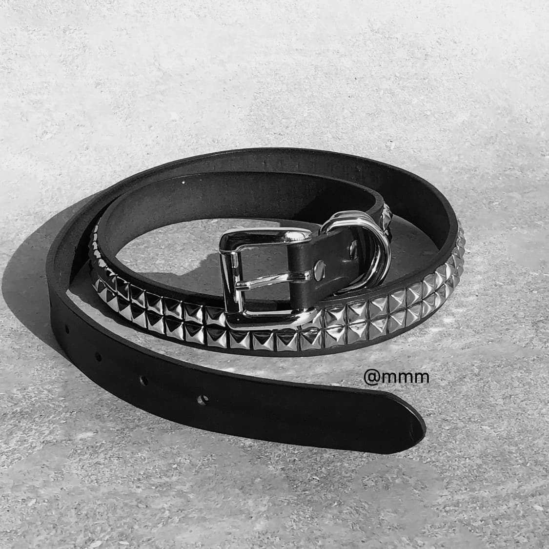 [Unisex] 락스타 스터드 Y2K 레더 벨트 상품이미지2