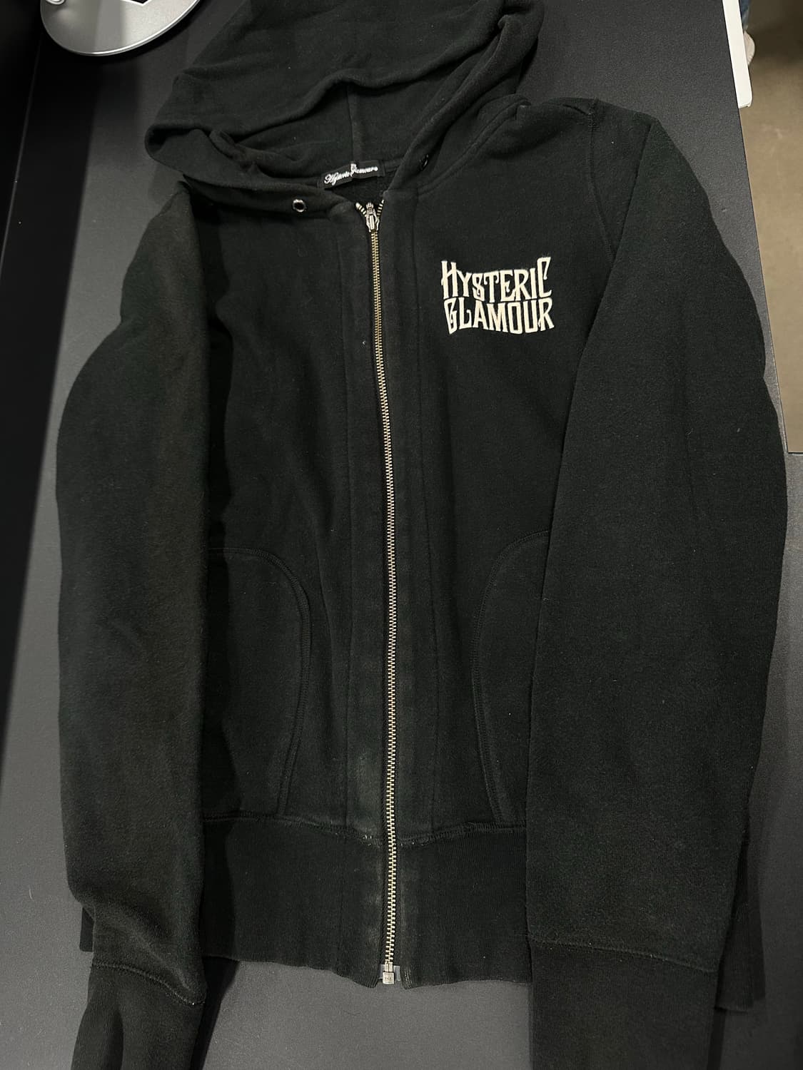 히스테릭 글래머 백프린팅 후드 집업 상품이미지4